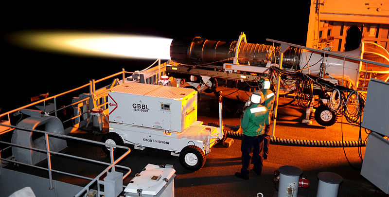 File:U.S. Navy Aviation Machinist's Mate 1st Class Jose Herring and Aviation Machinist's Mate 3rd Class Carlos Deschappell test an F404 aircraft engine on the aircraft carrier USS Theodore Roosevelt (CVN 131211-N-TH437-002.jpg