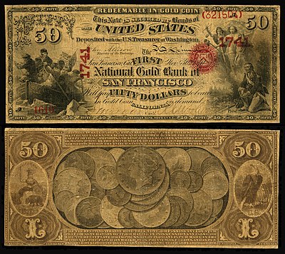 National Gold Bank Note