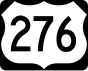 US Route 276 Markierung