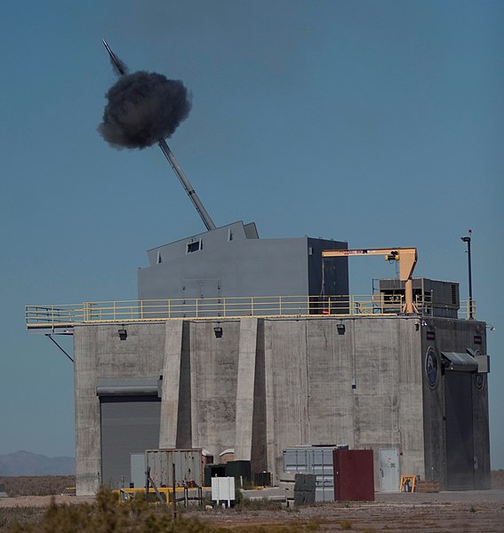 Test firing of Advanced Gun System