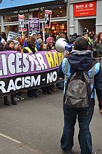 Thumbnail for File:Unite against Fascism in Leicester - geograph.org.uk - 3093339.jpg