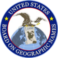 संयुक्त राज्य भौगोलिक नाम बोर्ड का लोगो