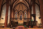 English: Interior of Uranienborg church, Oslo, Norway