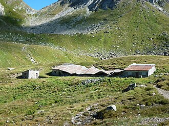 Val Torta (2214 m) with Passo di Naret