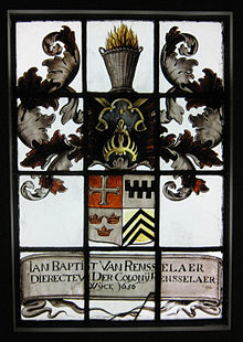 stained glass of the church Van Rensselaer Stained Glass Rectangular 2.jpg