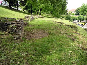 Überreste der Arena von Besançon