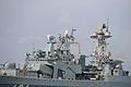 Vice-Admiral Kulakov's upperworks and Top Plate radar.