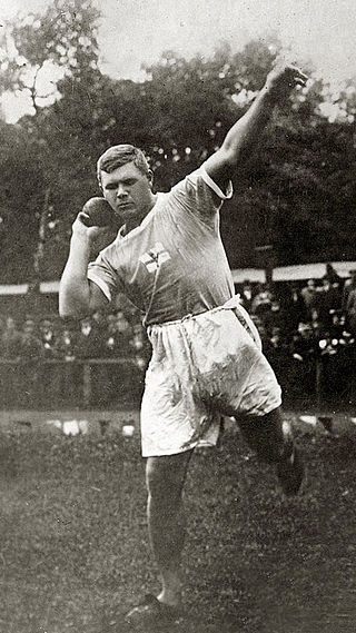 <span class="mw-page-title-main">Athletics at the 1920 Summer Olympics – Men's shot put</span> Athletics at the Olympics