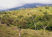 Platanar volcano as seen from Porvenir