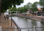 De Vaartsche Rijn in Vreeswijk gezeen vaanaof d'n Awwe Sluis