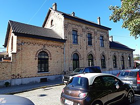 Bâtiment de la gare en 2018.