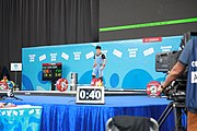 Deutsch: Gewichtheben bei den Olympischen Jugendspielen 2018; Tag 1, 7. Oktober 2018; Jungen 56 kg English: Weightlifting at the 2018 Summer Youth Olympics at 7 October 2018 – Boys' 56 kg