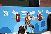 Deutsch: Gewichtheben bei den Olympischen Jugendspielen 2018; Tag 2, 10. Oktober 2018; Jungen 62 kg English: Weightlifting at the 2018 Summer Youth Olympics at 8 October 2018 – Boys' 62 kg