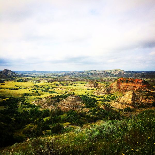 View of western North Dakota