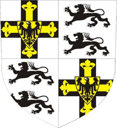 Herb wielkich mistrzów zakonu krzyżackiego z rodu von Hohenlohe