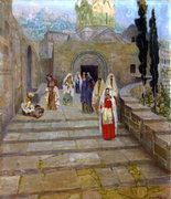 Անի. կանանց ելքը եկեղեցուց