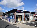 The new Tesco Express store which had recently opened in the High Street, Wootton, Isle of Wight after moving from the building next door.