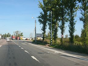 Entrada al pueblo desde Veliky Novgorod