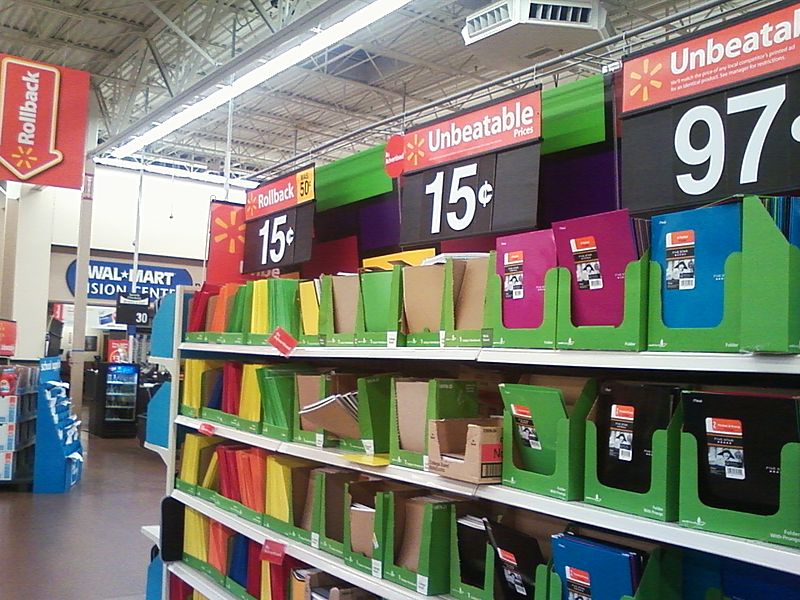 File:15-cent prices on notebooks at Walmart.jpg
