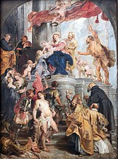 Rubens: Madona mezi svatými, 1627