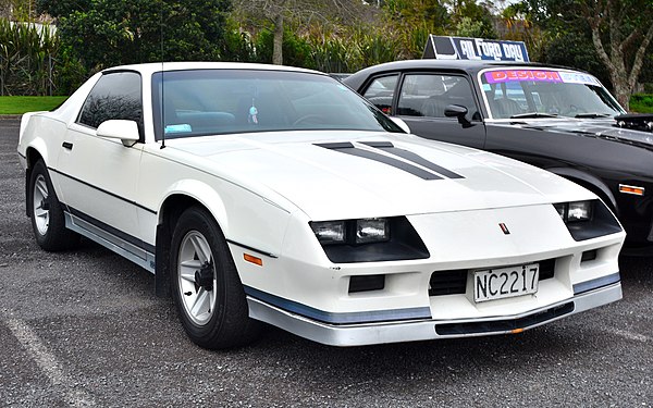 Third-generation Camaro (1984 Z28 model shown)