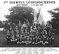 First Gilwell Wood Badge in the Netherlands.