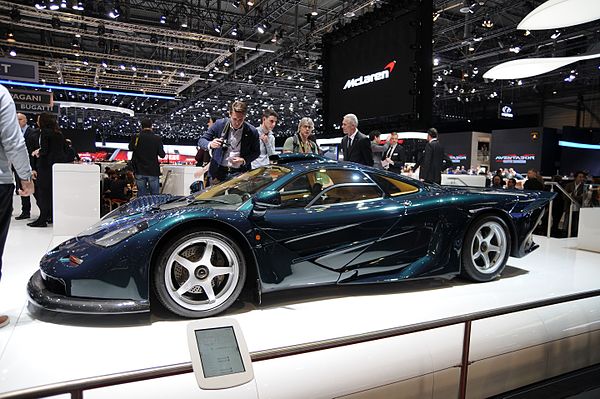 The McLaren F1 GT developmental prototype (chassis #056XP) at the 2015 Geneva Motor Show