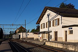 Järnvägsstationen i Les Bois