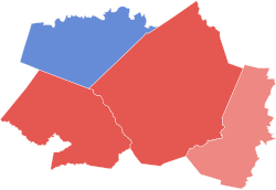 2022 United States House of Representatives elections in North Carolina NC13 results by county.svg