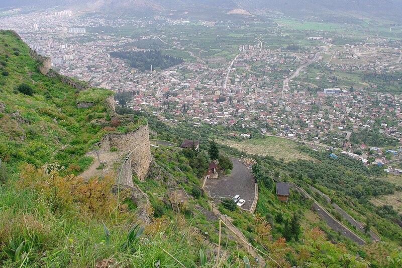 File:2Walls View, Kozan Castle 02.JPG