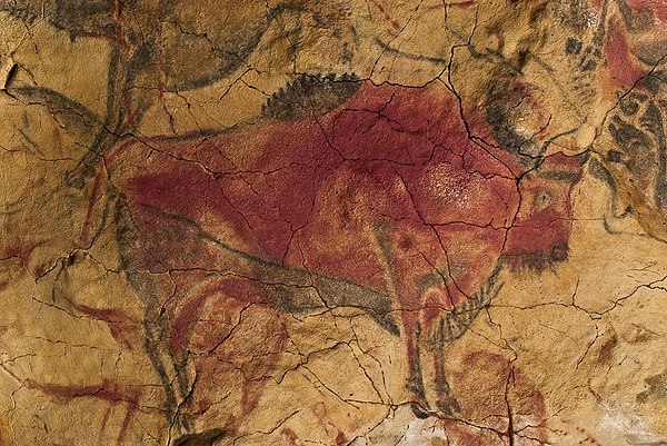 Magdalenian polychrome bison