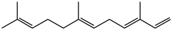 Kerangka rumus dari (E,E)-α-farnesene