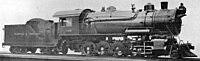 A 4-8-0 locomotive built by the Baldwin Locomotive Works for the Norfolk and Western Railway.jpg