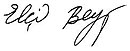 Signature d'Abülfaz Elçibay