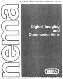 Front page of ACR/NEMA 300, version 1.0, which was released in 1985 Acrnema1.jpg