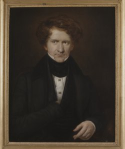 Adolf Fredrik Lindblad Målning av Carl Peter Mazer 1835