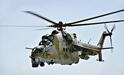 Afghan Air Corps Mi-35 on Kandahar, 2009.jpg