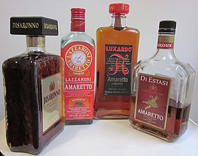 Amaretto verschiedener Hersteller