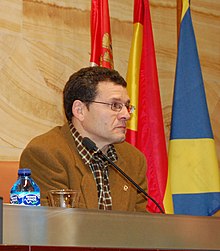 Ángel Herrerín López en el Seminario Violencia Política organizado por el CIGCE. Real Sitio de San Ildefonso, 2012.