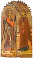 „Благовещение“, царски двери, втората половина на XIV век, от „Св. св. Константин и Елена“, темпера, гипсов грунд на дъска, 119 х 62 х 2,5 cm