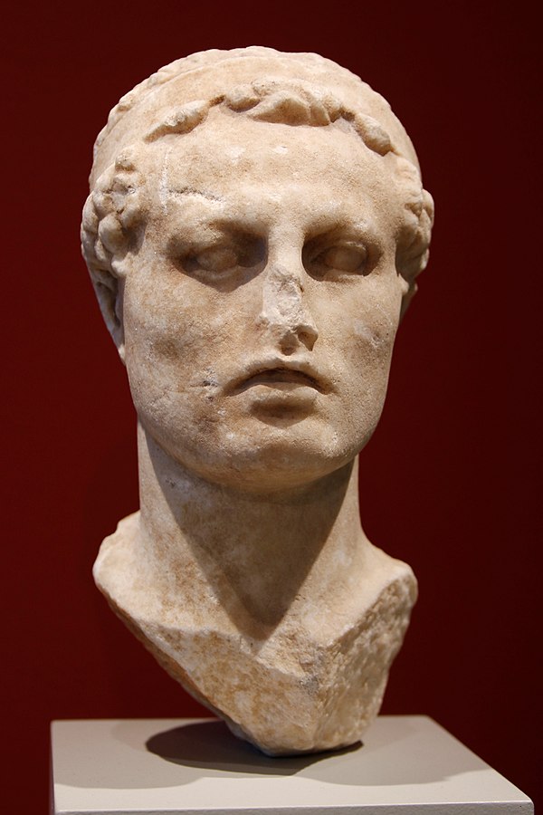 Bust of Antiochus IV at the Altes Museum in Berlin.