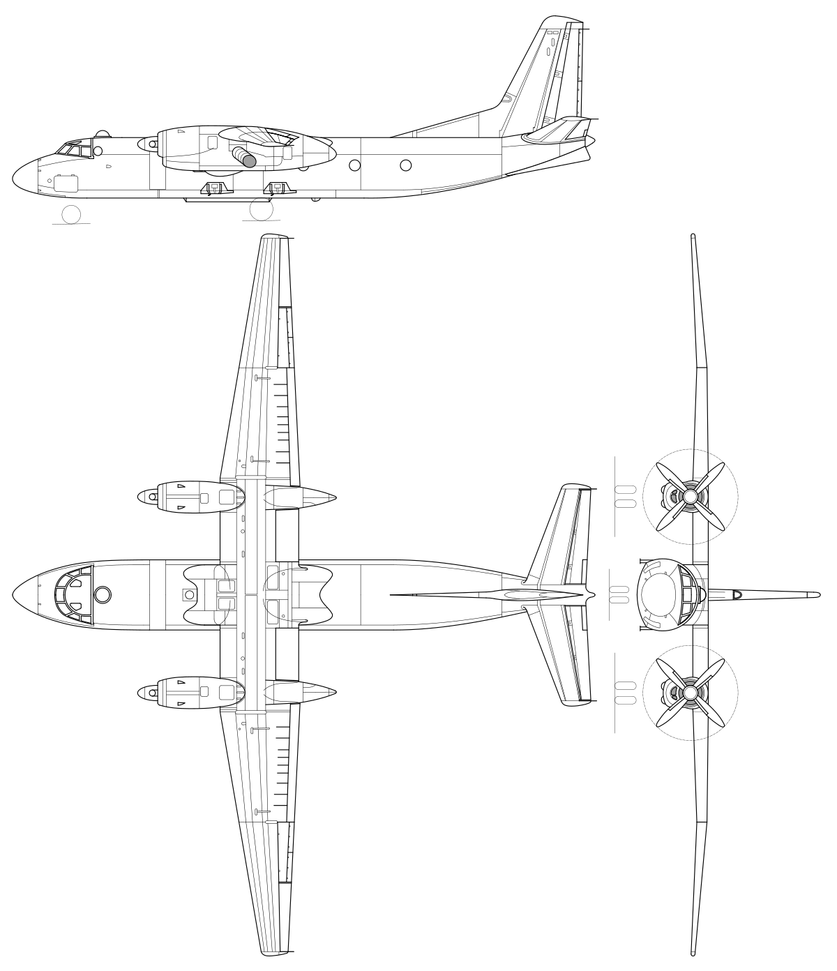 Ан 24 чертежи