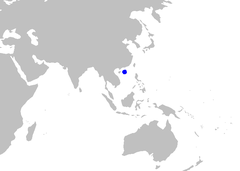Mapa de distribución de A. gibbosus.