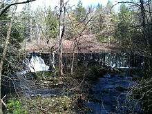 Hedmon's Pond Waterfall in Redding.