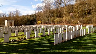 Blighty Valley Cemetery World War I CWGC cemetery in France