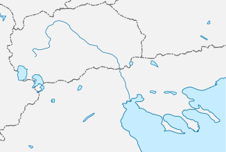 Course of the Vardar River