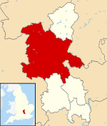 Aylesbury Vale shown within Buckinghamshire