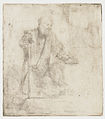 St. Peter in Penitence label QS:Len,"St. Peter in Penitence" label QS:Lnl,"Het berouw van Petrus" . 1645. etching print. 13.1 × 11.7 cm (5.1 × 4.6 in). Various collections.