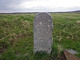 Inscribed with 'BB 11' (Bexhill Borough). At the time of the incorporation of Bexhill Borough in 1902, the boundary was marked out by 63 large stones placed along the perimeter from Normans Bay on the west, through Lunsford Cross on the north of the town and Glyne Gap on the east, also the Hastings county borough boundary.