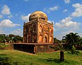 Tombs of Bidar Shahi kings at Barid Shahi Park in Bidar